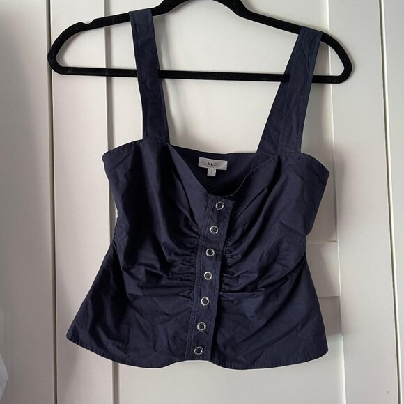 A.L.C. Lilah top tank navy - Picture 3 of 4